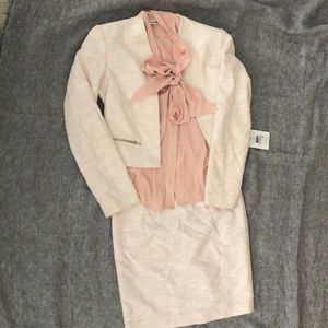Calvin Klein Pale Pink Suit Ensemble